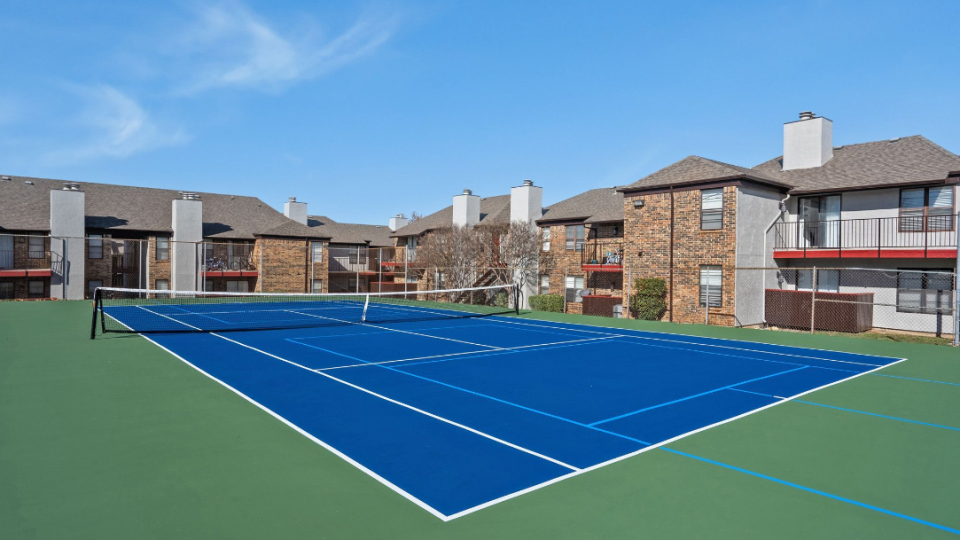 tennis court at The Brookbend