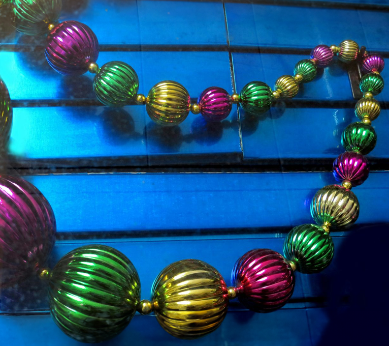 a colorful necklace with beads on it at The Brookbend